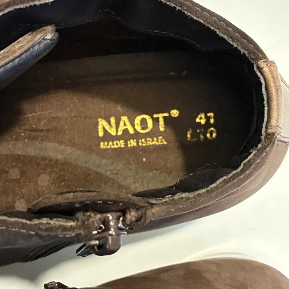 Naot leather nubuck
